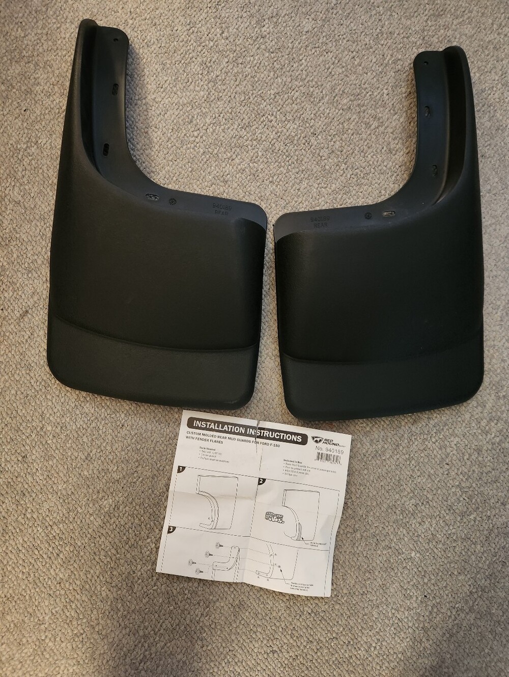 Rear Ford F150 Mud Guards